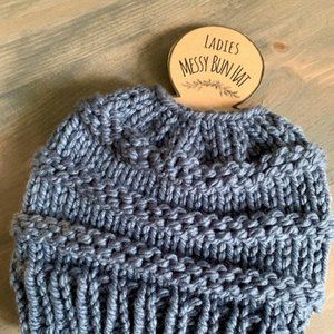 Mess Bun/Ponytail Hat